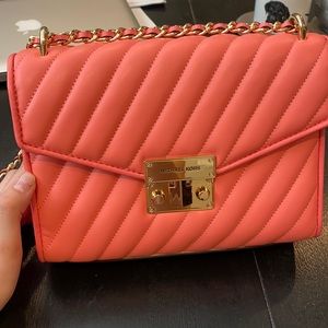 Michael Kors Rose Medium Flap Shoulder Bag